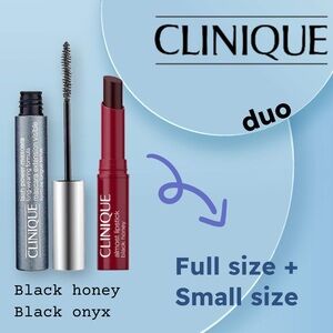 🆕📦*BNIB* CLINIQUE | FULL| Duo Almost Lipstick BlackHoney & Mascara